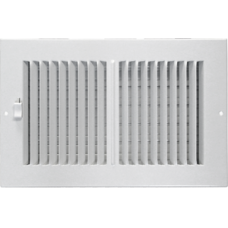 Ducted Heating Wall Vent Register 100x300mm